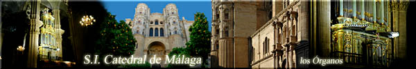       Las m&aacute;s bellas im&aacute;genes y grabaciones audio 
de los &oacute;rganos hist&oacute;ricos de esta magn&iacute;fica Catedral.

    The most superb pictures and sound recordings 
          of M&aacute;laga's historical Cathedral Organs.